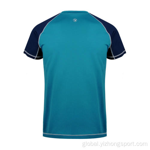 Seamless Men Sports T-Shirt Moisture Wicking Dry Fit T Shirt Tight Supplier